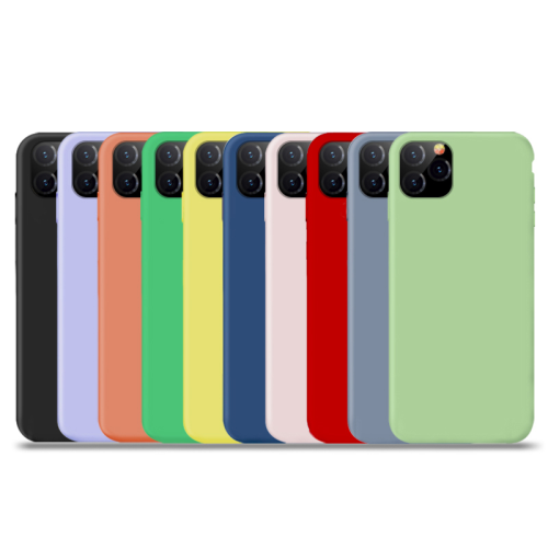 Custom Soft Tpu Cellphone Mobile Cover Bulk Liquid Silicone Phone Case For Iphone 11 X 8 7 6 Plus